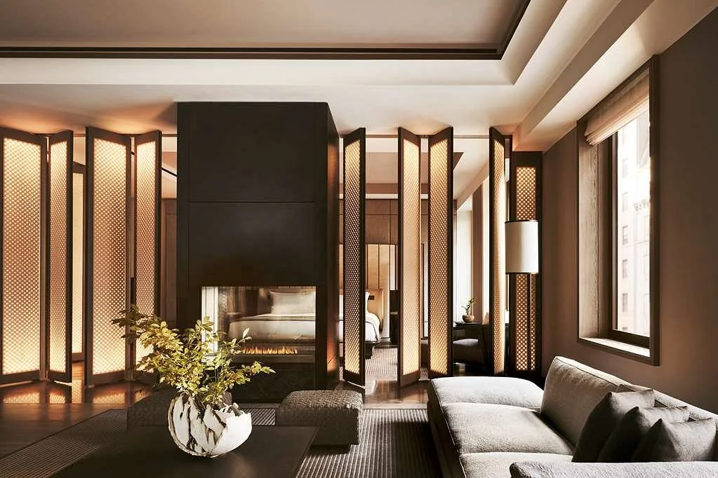 Aman New York — Salon · Bölücü paneller